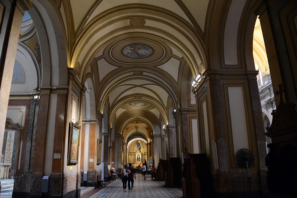 04 Looking Up The Left Nave Catedral Metropolitana Metropolitan Cathedral Buenos Aires